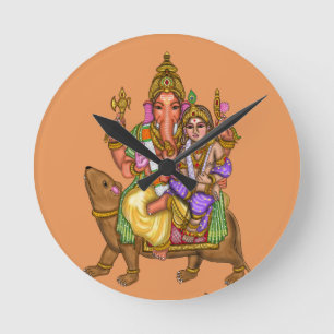 Reloj de pared del Señor Ganesha