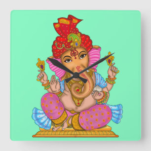 Reloj de pared del Señor Ganesha