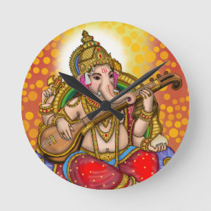 Reloj de pared del Señor Ganesha