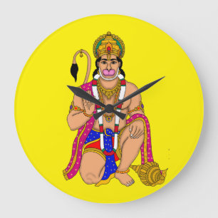 Reloj de pared del Señor Hanuman