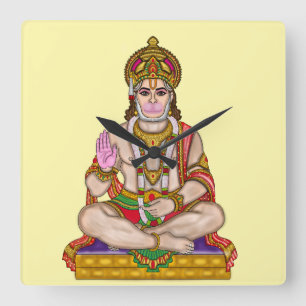 Reloj de pared del Señor Hanuman