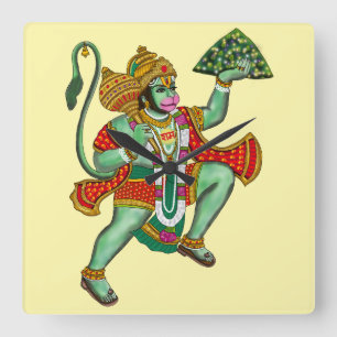 Reloj de pared del Señor Hanuman