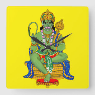 Reloj de pared del Señor Hanuman
