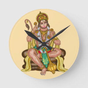 Reloj de pared del Señor Hanuman