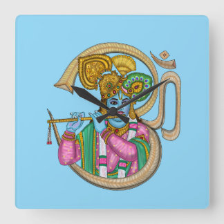 Reloj de pared del Señor Krishna