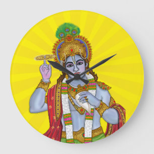 Reloj de pared del Señor Krishna