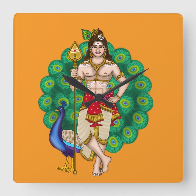 Reloj de pared del Señor Murugan (Anverso)