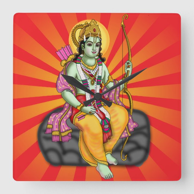 Reloj de pared del Señor Rama (Anverso)
