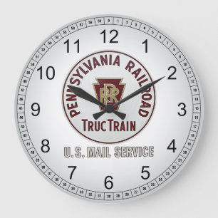 Reloj de pared del servicio de TrucTrain del