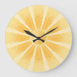 Reloj de pared del sol