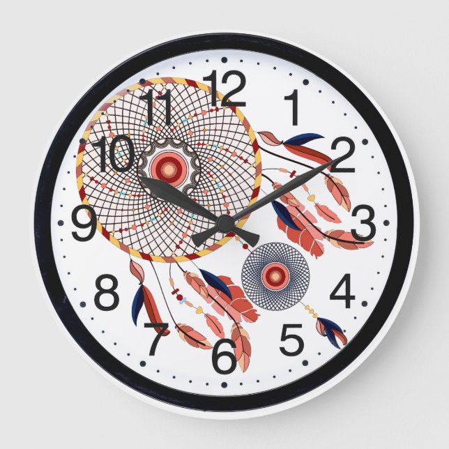 Reloj de pared del Suroeste de Dream Catcher (Anverso)