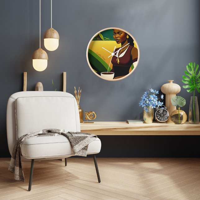 Reloj de pared del tiempo del café (Subido por el creador)