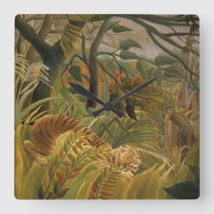 Reloj de pared del tigre de Rousseau