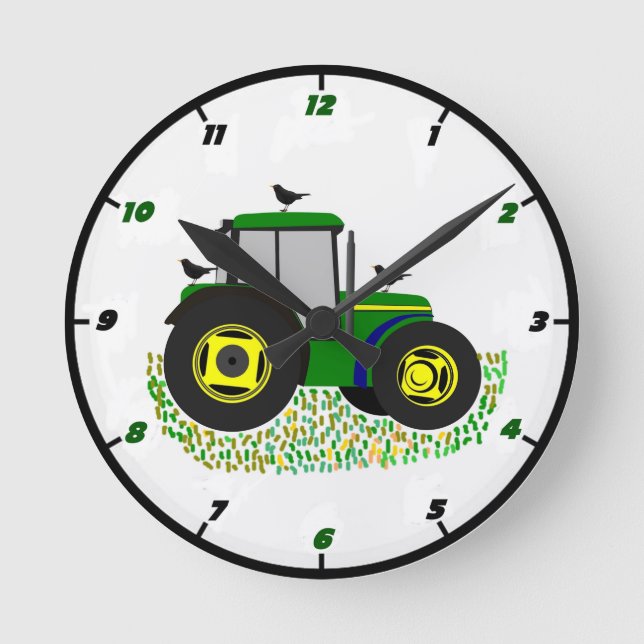 Reloj de pared del tractor (Anverso)