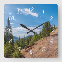 Reloj de pared del tren de pico de los pikes
