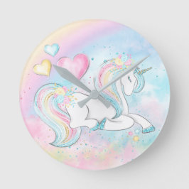 Reloj de pared del unicornio