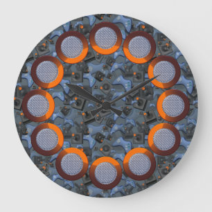 Reloj de pared del videojugador del regulador del