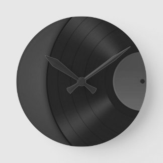 Reloj de pared del vinilo