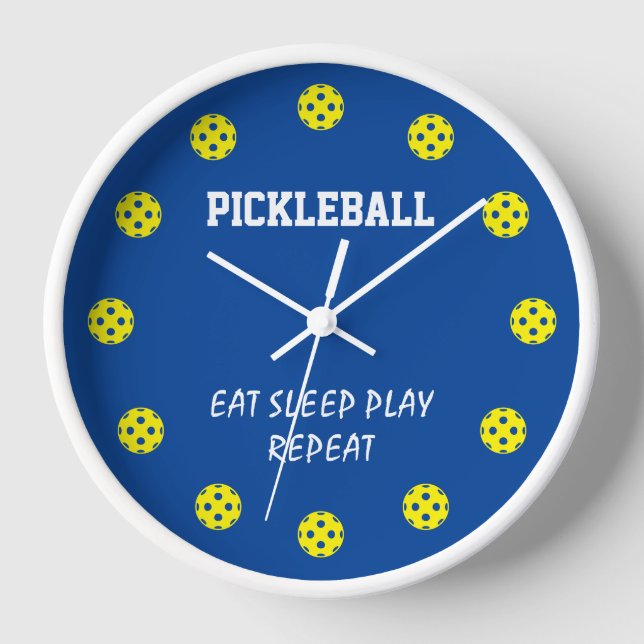 Reloj de pared deportiva de baloncesto con logo pe (Anverso)