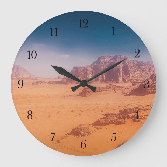 Reloj de pared desierto Wadi Rum (Anverso)