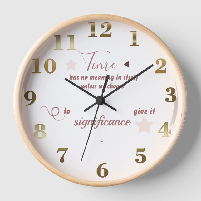 Reloj de pared digital hora (Anverso)