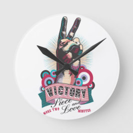 Reloj de pared – Diseño Pop-Art Victoria Paz y Amo