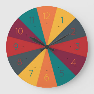 Reloj de pared divertida creativo de la rueda de c