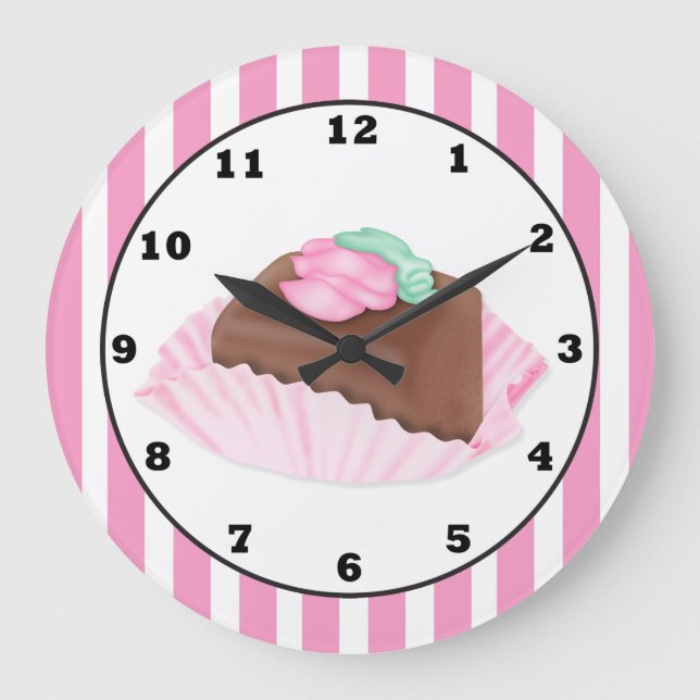 Reloj de pared divertida de Cake Shop (Anverso)
