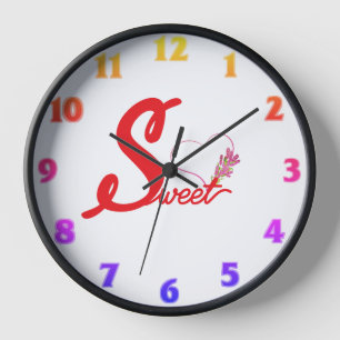 Reloj de pared dulce