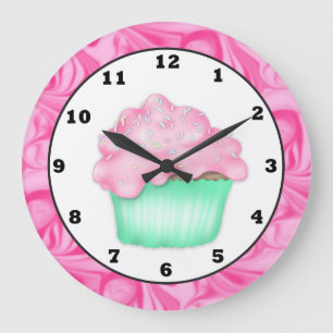 reloj de pared dulce de la invitación de la
