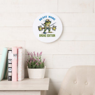 Reloj de pared edición rota modo bestia rana diver