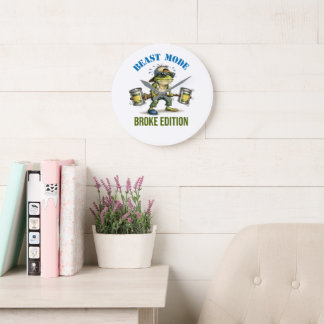 Reloj de pared edición rota modo bestia rana diver