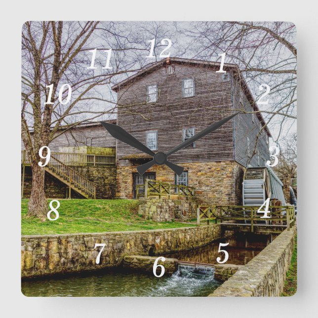 Reloj de pared Edwards Mill (Anverso)