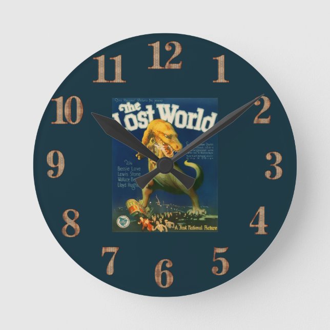Reloj de pared El mundo perdido (Anverso)