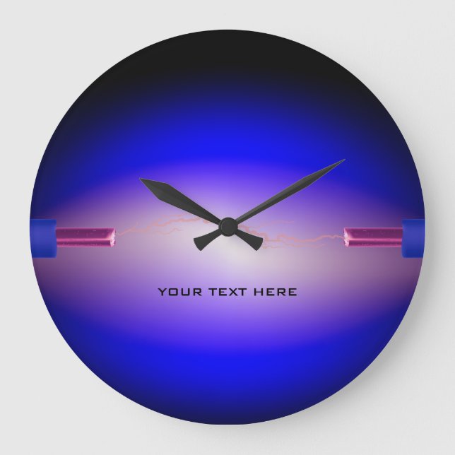 Reloj de pared eléctrico del negocio del (Anverso)