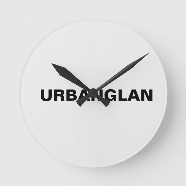 Reloj de pared elegante con diseño URBANGLAN (Anverso)