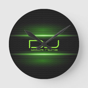 Reloj de pared elegante de DJ
