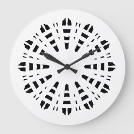 Reloj de pared, elegante diseño clásico blanco neg