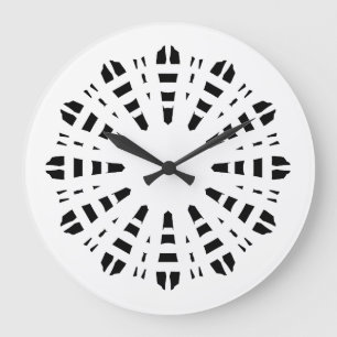Reloj de pared, elegante diseño clásico blanco neg