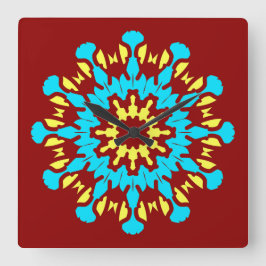 Reloj de pared, elegante diseño clásico multicolor