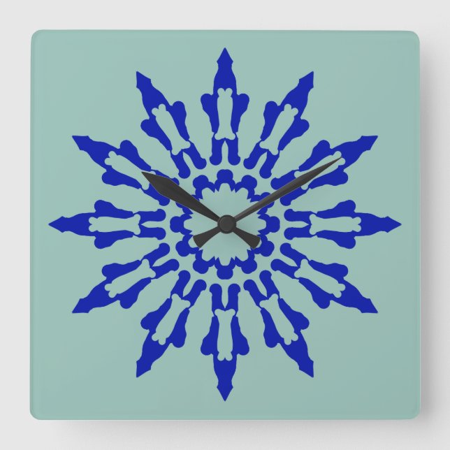 Reloj de pared, elegante diseño clásico multicolor (Anverso)