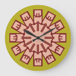 Reloj de pared, elegante diseño clásico multicolor