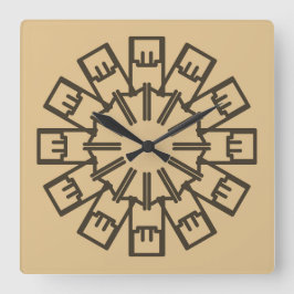 Reloj de pared, elegante diseño clásico multicolor