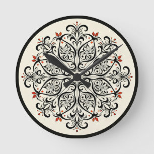 Reloj de pared elegante marroquí Zellige