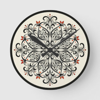 Reloj de pared elegante marroquí Zellige