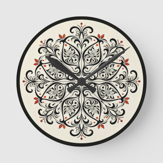 Reloj de pared elegante marroquí Zellige (Anverso)