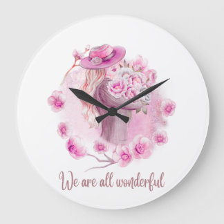 Reloj de pared elegante para decoración del hogar 