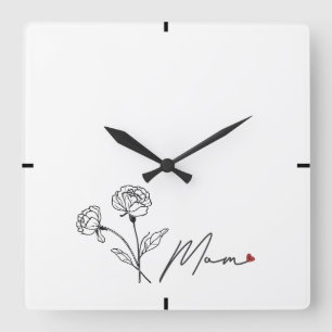 Reloj de pared elegante y moderno regalo para el d
