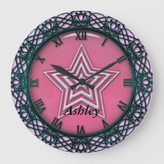 Reloj de pared Ella es una estrella