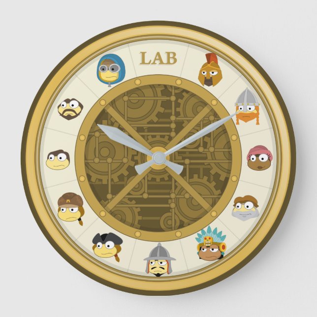 Reloj de pared enmarañado (Anverso)